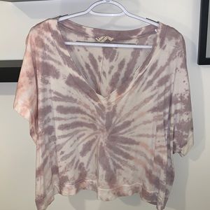 Dress Up Pink & Purple Pastel Tie-Dye Shirt Size Medium